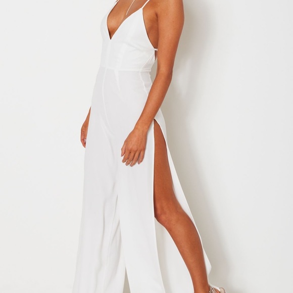 poshmark white jumpsuit
